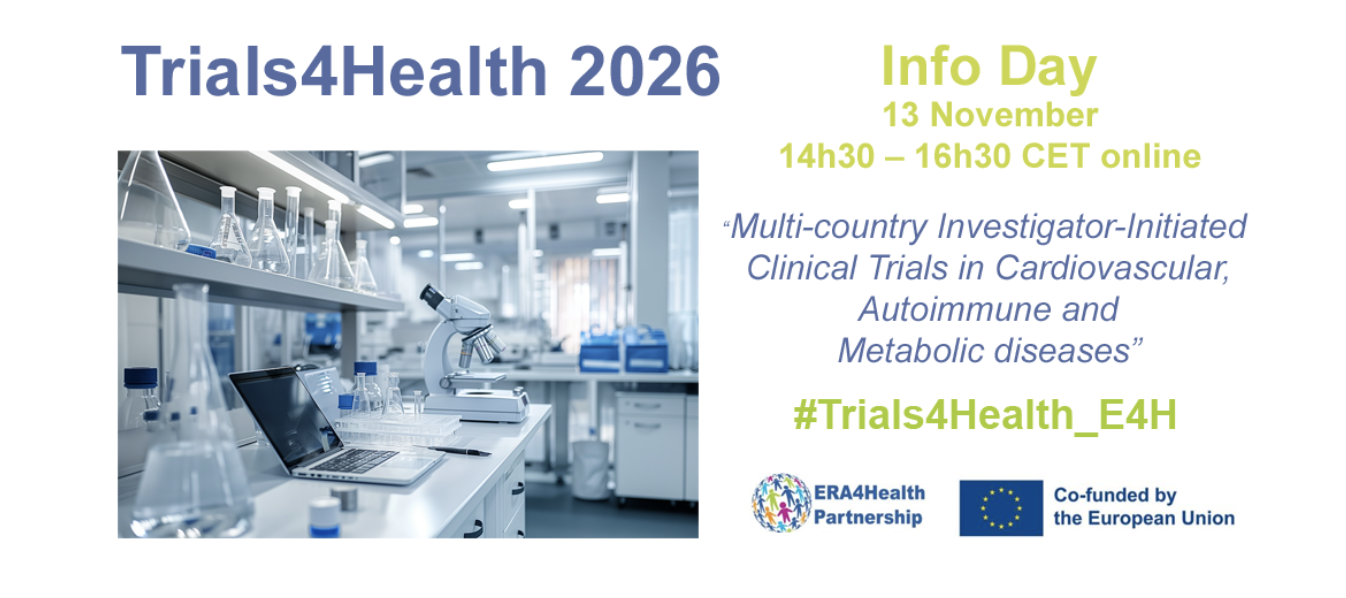 Informative session for applicants of the Joint Transnational Call Trials4Health